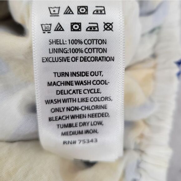 Dylan & Abby Blue Stripes Yellow Lemon Bubble Romer Cotton Girls 18mo NEW - Picture 8 of 12